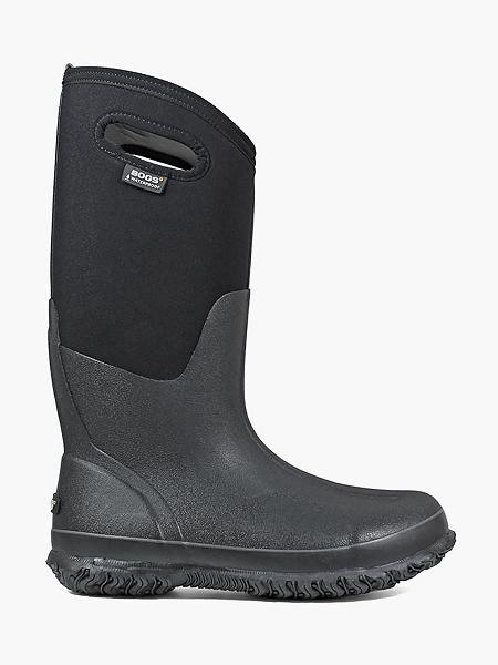 BOGS Boots Deutschland - Classic High with Handles Winterstiefel Damen Schwarz DE87395